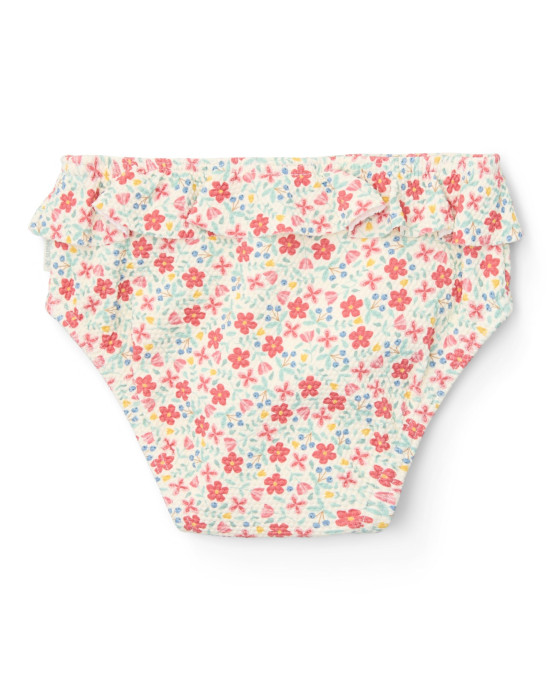 LITTLE DUTCH. Παιδικό μαγιό μπικίνι με βολάν Sunny Flowers Multi-colour - Νο 98/104