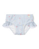 LITTLE DUTCH. Παιδικό μαγιό μπικίνι με βολάν Sunny Flowers Blue - Νο 74/80