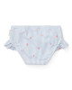 LITTLE DUTCH. Παιδικό μαγιό μπικίνι με βολάν Sunny Flowers Blue - Νο 74/80