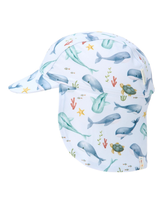 LITTLE DUTCH. Παιδικό καπέλο ήλιου Ocean Multi-colour - Νο 3 (48,5-50)