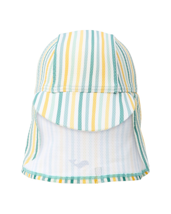 LITTLE DUTCH. Παιδικό καπέλο ήλιου Stripes Multi-colour - Νο 3 (48,5-50)