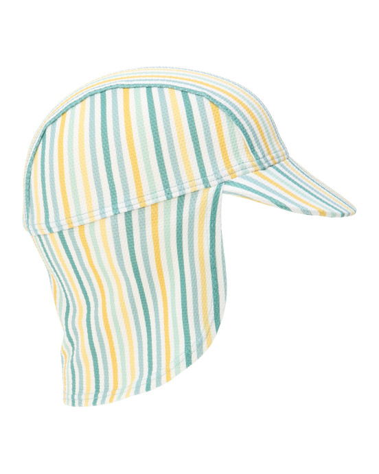 LITTLE DUTCH. Παιδικό καπέλο ήλιου Stripes Multi-colour - Νο 3 (48,5-50)