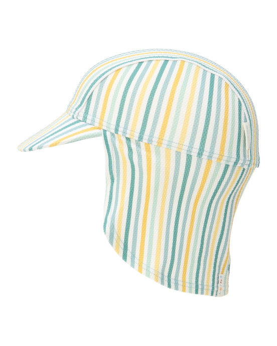 LITTLE DUTCH. Παιδικό καπέλο ήλιου Stripes Multi-colour - Νο 3 (48,5-50)