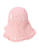 LITTLE DUTCH. Παιδικό καπέλο ήλιου Sunny Flowers Blush - Νο 3 (48,5-50)