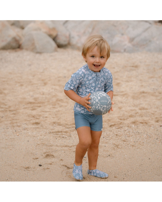 LITTLE DUTCH. Παιδικά παπουτσάκια θαλάσσης Sea Life Ocean Blue - Νο 21/22