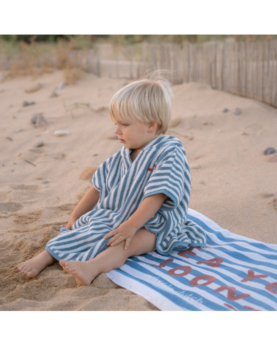 LITTLE DUTCH. Πετσέτα θαλάσσης Ocean Sea Life Ocean Blue