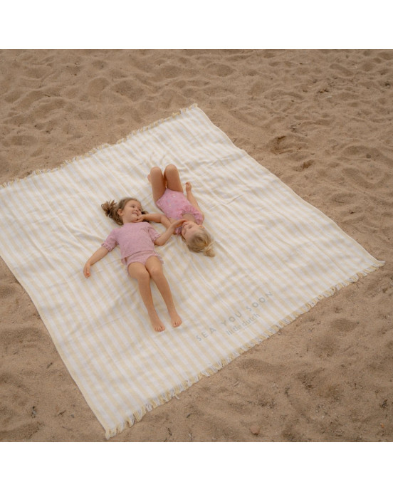 LITTLE DUTCH. Πετσέτα θαλάσσης Beach Sunny Yellow