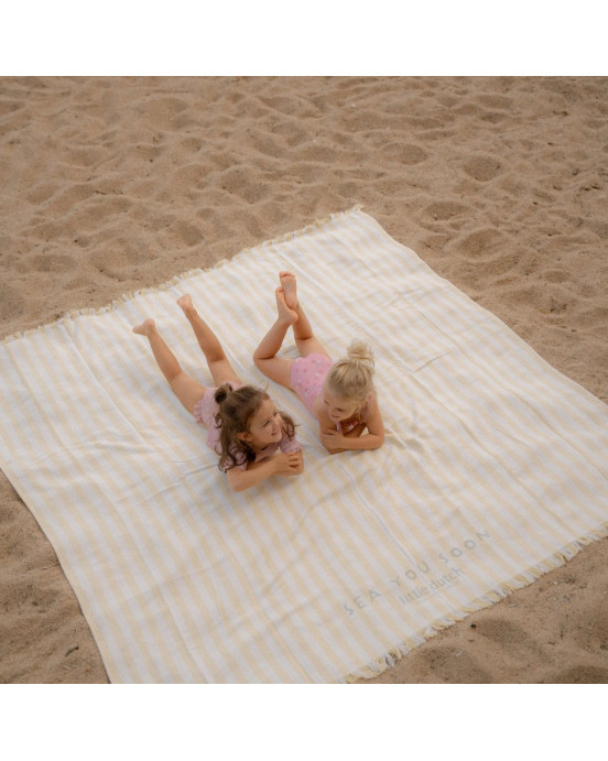 LITTLE DUTCH. Πετσέτα θαλάσσης Beach Sunny Yellow