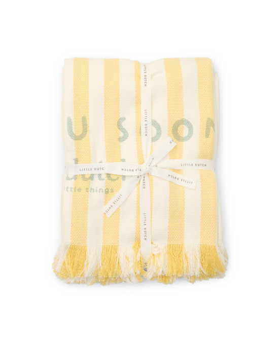 LITTLE DUTCH. Πετσέτα θαλάσσης Beach Sunny Yellow