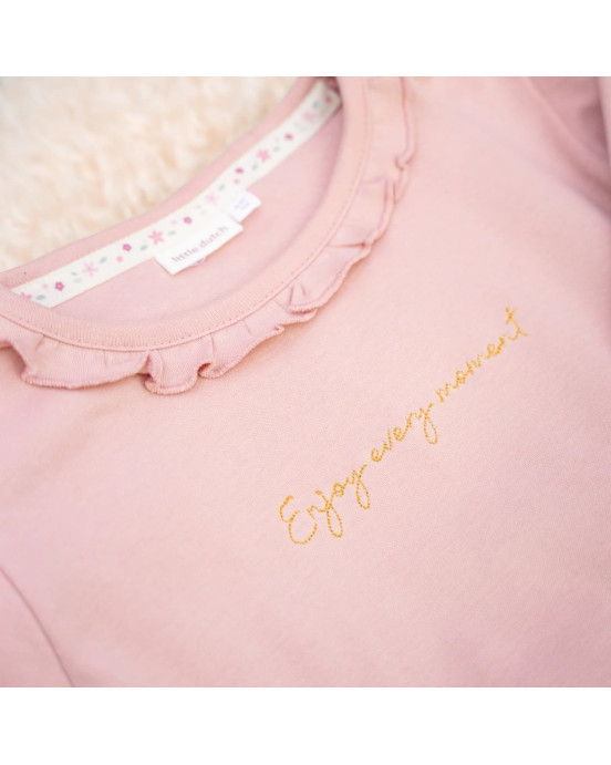 LITTLE DUTCH. Μπλουζάκι μακρυμάνικο Velvet Rose - Νο 86