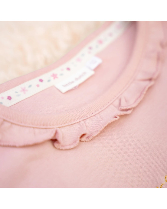 LITTLE DUTCH. Μπλουζάκι μακρυμάνικο Velvet Rose - Νο 74