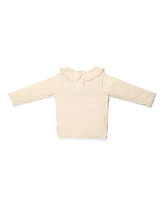 LITTLE DUTCH. Μπλουζάκι μακρυμάνικο με γιακά Sand Melee - Νο 98