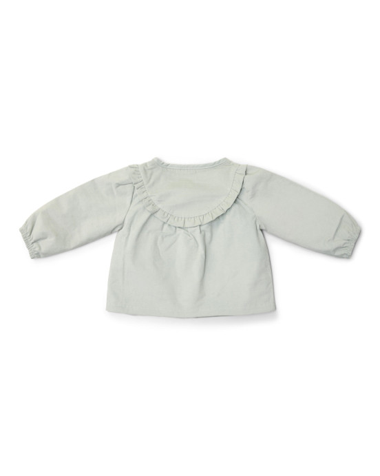 LITTLE DUTCH. Πουκάμισο μακρυμάνικο κοτλέ Fairy Green - Νο 80