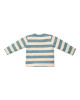 LITTLE DUTCH. Μπλουζάκι μακρυμάνικο Stone Blue Stripe - Νο 80