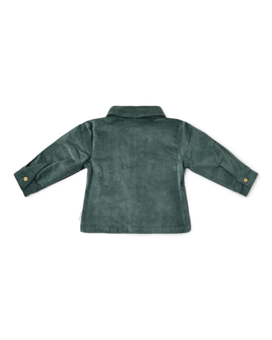 LITTLE DUTCH. Πουκάμισο μακρυμάνικο Night Green - Νο 98
