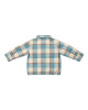 LITTLE DUTCH. Πουκάμισο μακρυμάνικο Stone Blue Check - Νο 104