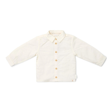 LITTLE DUTCH. Πουκάμισο μακρυμάνικο Off White - Νο 98