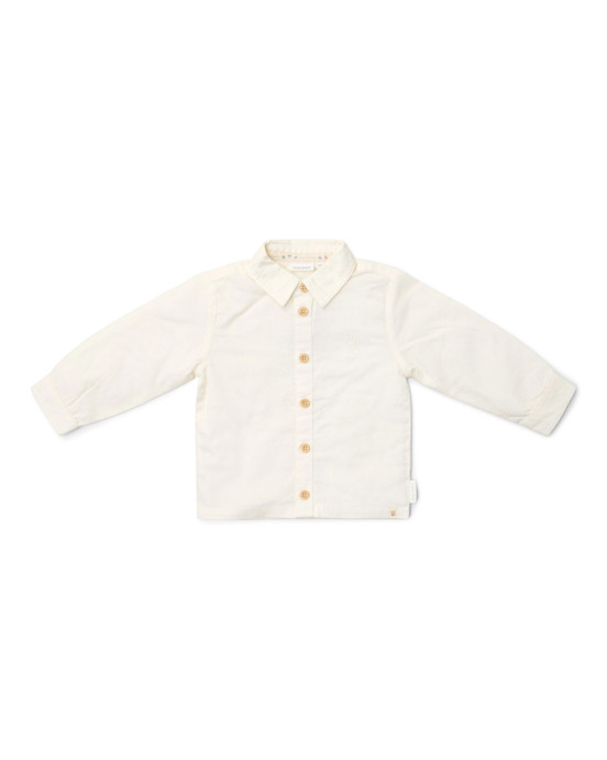 LITTLE DUTCH. Πουκάμισο μακρυμάνικο Off White - Νο 80