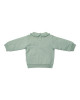 LITTLE DUTCH. Φούτερ με γιακά Garden Green - Νο 92