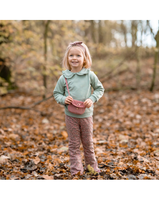 LITTLE DUTCH. Φούτερ με γιακά Garden Green - Νο 104