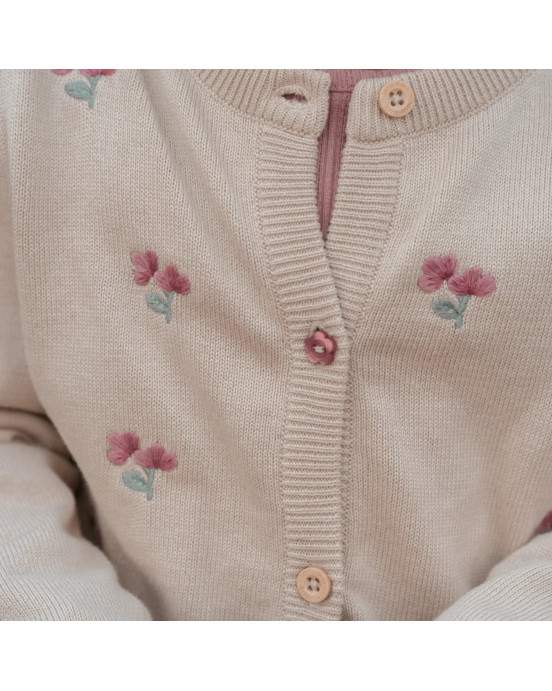 LITTLE DUTCH. Ζακέτα πλεκτή Sand - Νο 104