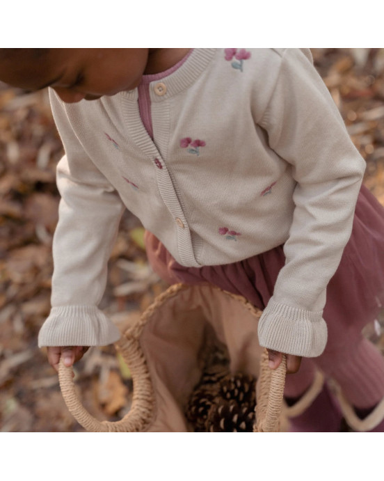 LITTLE DUTCH. Ζακέτα πλεκτή Sand - Νο 98