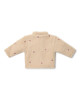 LITTLE DUTCH. Ζακέτα teddy με κέντημα Sand - Νο 74