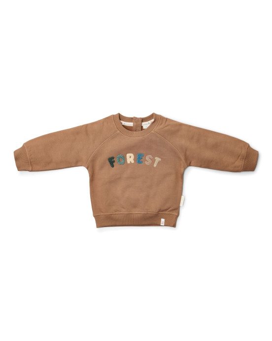 LITTLE DUTCH. Φούτερ Brown - Νο 92