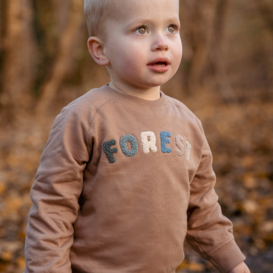 LITTLE DUTCH. Φούτερ Brown - Νο 92