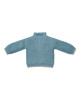 LITTLE DUTCH. Πλεκτό πουλόβερ Stone Blue - Νο 74