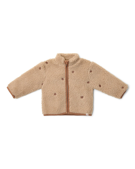 LITTLE DUTCH. Ζακέτα teddy Taupe - Νο 104