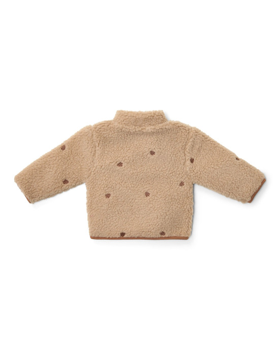 LITTLE DUTCH. Ζακέτα teddy Taupe - Νο 74