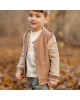 LITTLE DUTCH. Ζακέτα πλεκτή Brown/Taupe - Νο 74