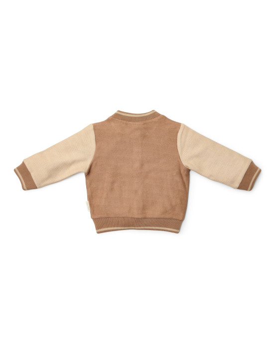 LITTLE DUTCH. Ζακέτα πλεκτή Brown/Taupe - Νο 74