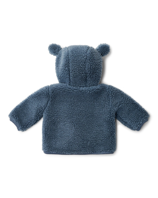 LITTLE DUTCH. Ζακέτα teddy Stone Blue - Νο 62