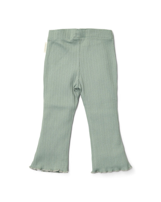 LITTLE DUTCH. Παντελονάκι καμπάνα Garden Green - Νο 80