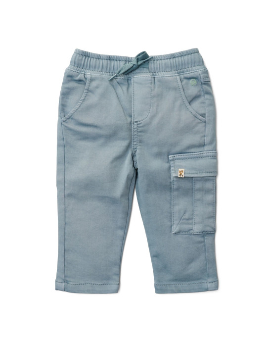 LITTLE DUTCH. Παντελονάκι με τσέπη Stone Blue - Νο 104