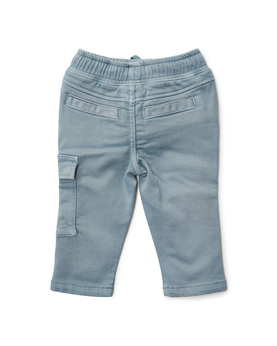 LITTLE DUTCH. Παντελονάκι με τσέπη Stone Blue - Νο 74
