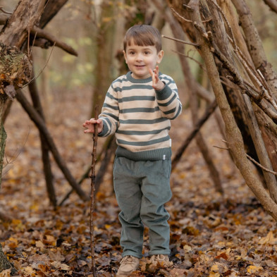 LITTLE DUTCH. Παντελονάκι Balsam Green - Νο 92