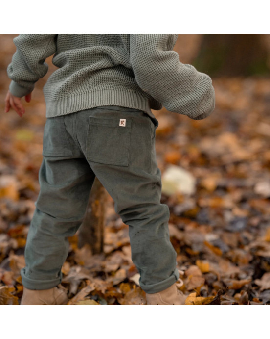 LITTLE DUTCH. Παντελονάκι Balsam Green - Νο 86