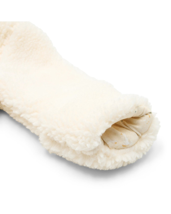 LITTLE DUTCH. Ολόσωμο φορμάκι εξόδου teddy Off White - Νο 62/68