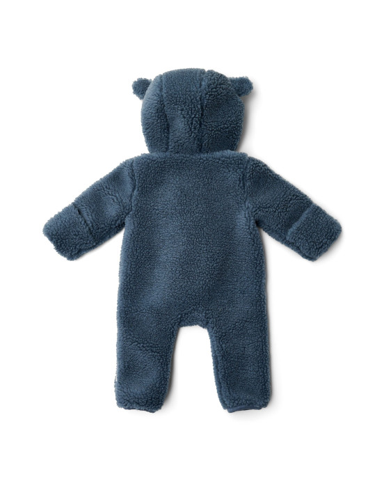 LITTLE DUTCH. Ολόσωμο φορμάκι εξόδου teddy Stone Blue - Νο 62/68