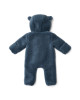 LITTLE DUTCH. Ολόσωμο φορμάκι εξόδου teddy Stone Blue - Νο 62/68