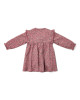 LITTLE DUTCH. Φορεματάκι μακρυμάνικο Rouge Flower - Νο 80