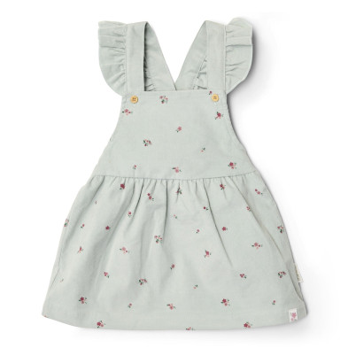 LITTLE DUTCH. Φορεματάκι αμάνικο Fairy Green Flower - Νο 104