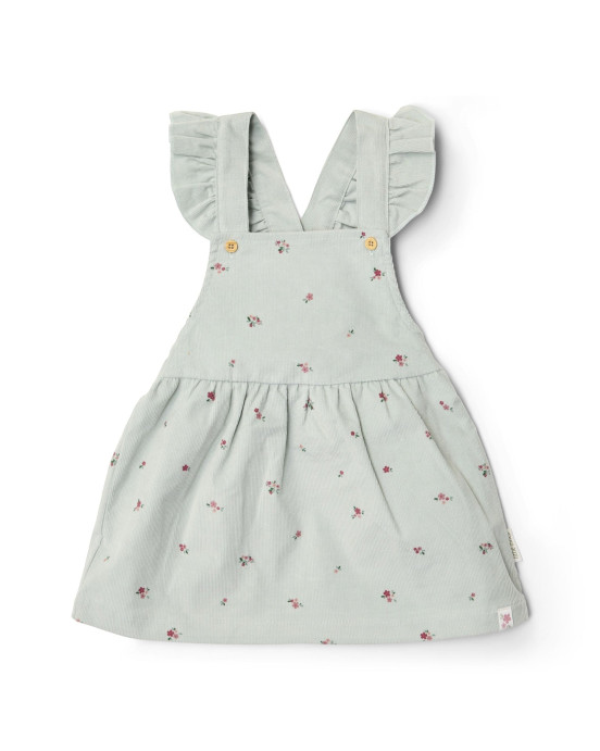 LITTLE DUTCH. Φορεματάκι αμάνικο Fairy Green Flower - Νο 104