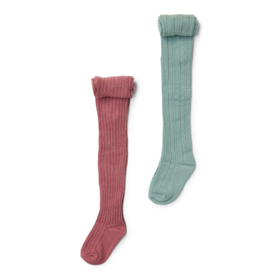 LITTLE DUTCH. Σετ 2 καλσόν Rouge/Garden Green - No 98/104