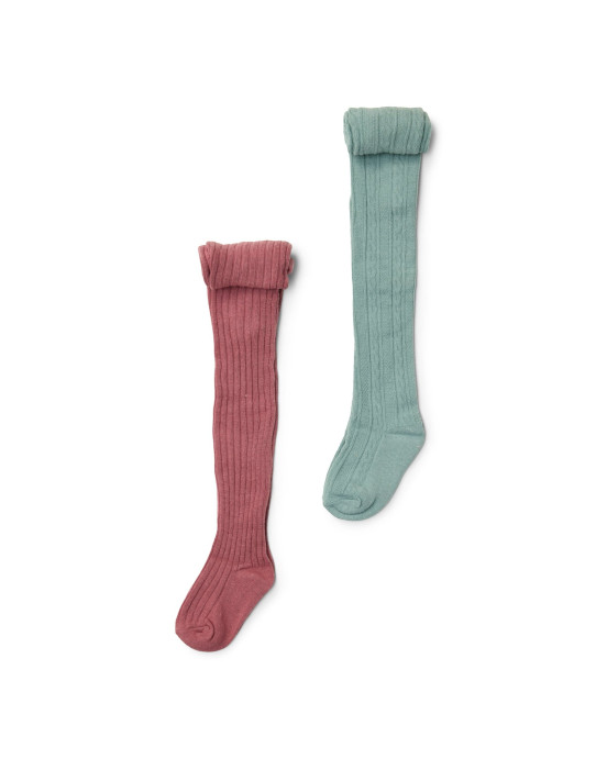 LITTLE DUTCH. Σετ 2 καλσόν Rouge/Garden Green - No 98/104