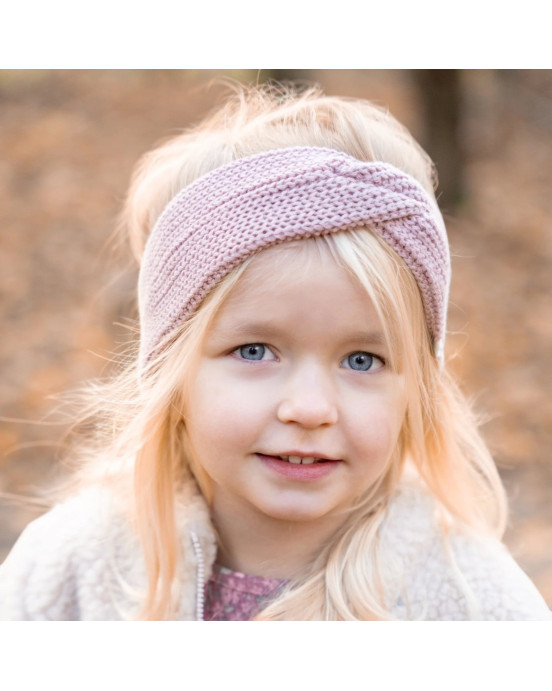 LITTLE DUTCH. Πλεκτή κορδέλα για τα μαλλιά Velvet Rose - Νο 1 (74/86)