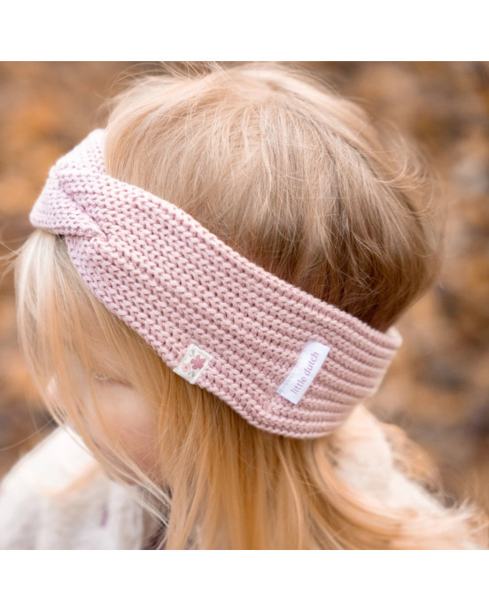 LITTLE DUTCH. Πλεκτή κορδέλα για τα μαλλιά Velvet Rose - Νο 1 (74/86)